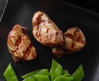 Grilled Pork Tenderloin Marinated in Spicy Soy Sauce
