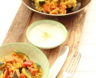 Veganes Gemüse Curry mit Reis