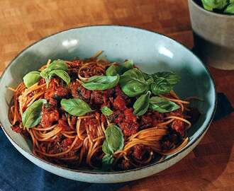 Amirs spaghetti och köttfärssås