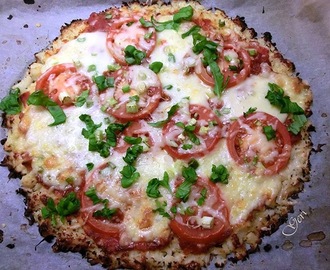 Low Carb Blumenkohl Pizza - Пица с блат от карфиол