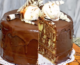 Trostruko cokoladna Zebra torta