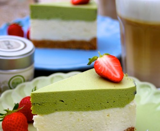 Matcha‑Limetten‑Cheesecake