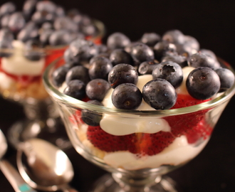 A Berry Red, White, and Blue Dessert