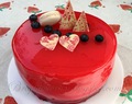 Mirror Glaze cake / Spiegelglanz Torte