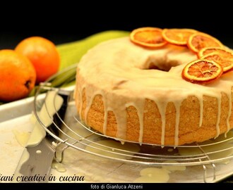 Angel food cake all’arancia