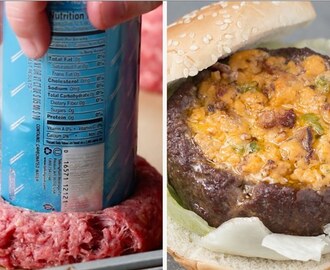 Burgers Filled With Cheddar And Bacon Are The Best Kind Of Burger