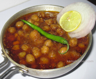 Chana Masala or Chole recipe – Indian Chickpea Curry – Meatless Monday
