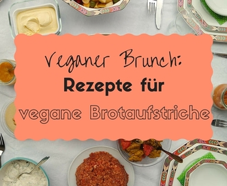 Vegan Brunch – Teil 1: Brunchrezepte für vegane Brotaufstriche