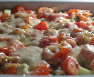 Nudelauflauf Tomate Mozzarella