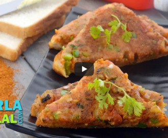 Instant Pav Bhaji Masala Toast Recipe Video