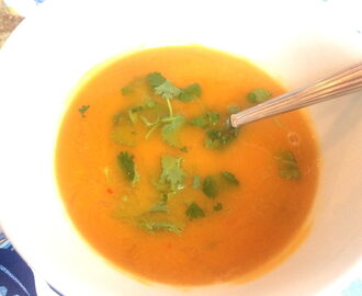 Soppa – pumpa citrongräs chili