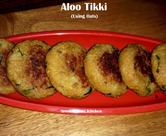 Aloo Tikki (using oats) in less than 5 minutes