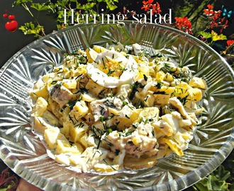 Śledziowa sałatka - Herring salad