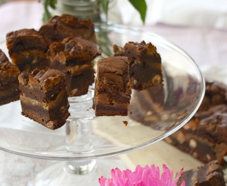 Peanut butter Chocolate Overload Brownies – Jordnötssmör och Choklad “overload” Brownies