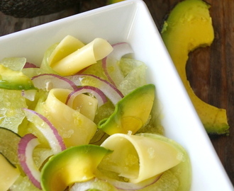 Shaved Melon-Avocado Salad Recipe