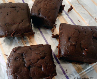 Sour Cream Brownies – Rich and delicious