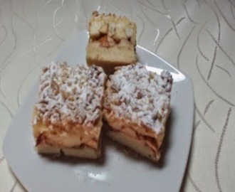 Ciasto Jabłecznik z Budyniem - Szarlotka z Budyniem