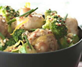 Broccoli, Mushroom &  Baby Marrow Salad