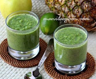 Apple and Lime Green Smoothie