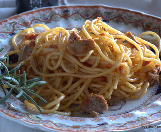 Re-visiting Recipes – Pasta with Tuna, Rosemary and Balsamic Vinegar