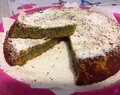 Torta Caprese (White Chocolate and Pistachios Flourless Cake)