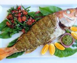 Asian Style Whole Baked Fish
