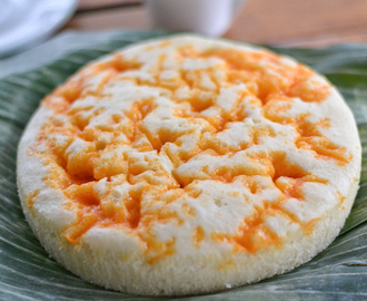 Puto with Cheese (Filipino Steamed Cake with Cheese)