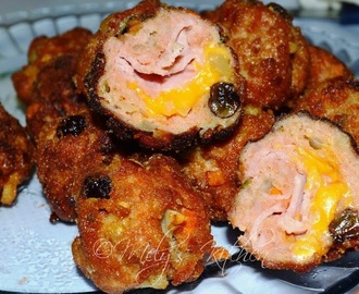 Meatballs with Ham and Cheese