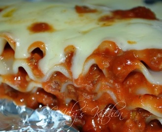 How to make Lasagna Without an Oven