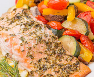 Make Dinner In 30 Minutes With This One-Pan Lemon Herb Salmon