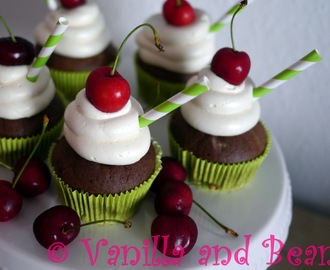 Sundae Cupcakes "Cherries & Chocolate" *vegan*