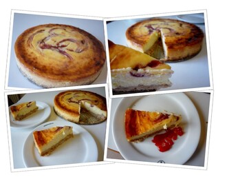 Cheesecake II - s jahodovou marmeládou