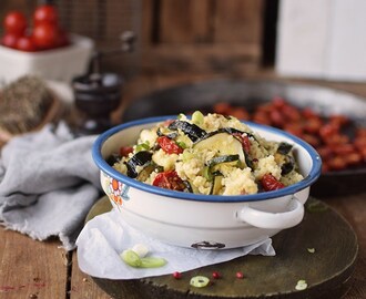 Couscous Salat mit Ofengemüse: Sommer auf dem Teller