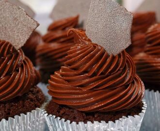 Receta de Cupcake doble chocolate