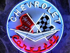 Neonskylt Chevrolet Corvett...