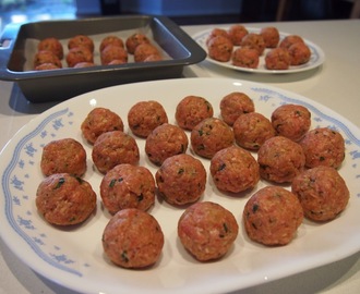 Meatballs with roasted tomato sauce