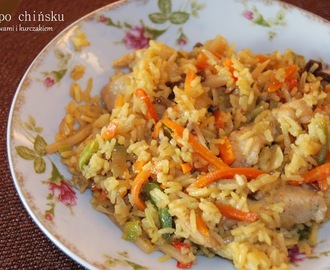 Ryż po chińsku z kurczakiem i warzywami „lime wok”