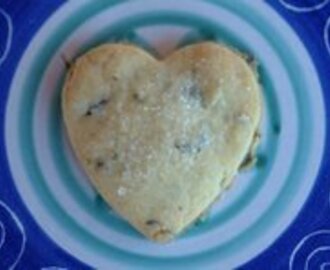 Lavender Heart Cookies