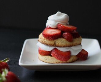 Almond Strawberry Shortcake