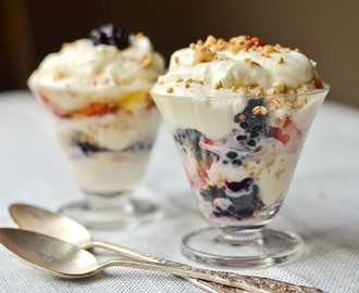 Walnoot Whiskey Trifle