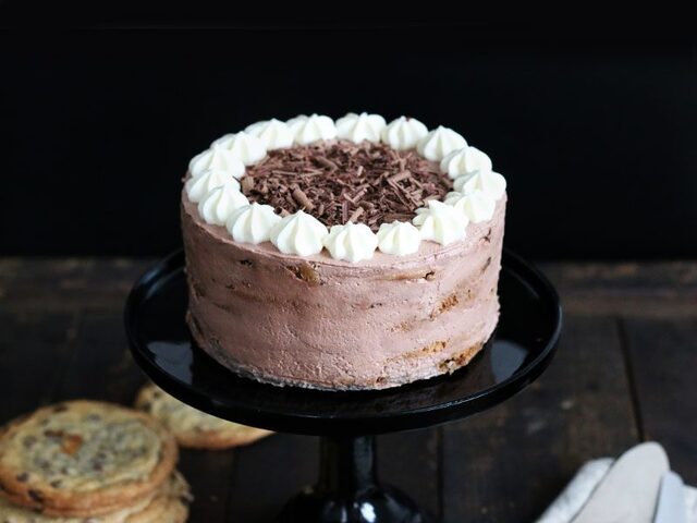 Chocolate Chip Cookie Mascarpone Cake