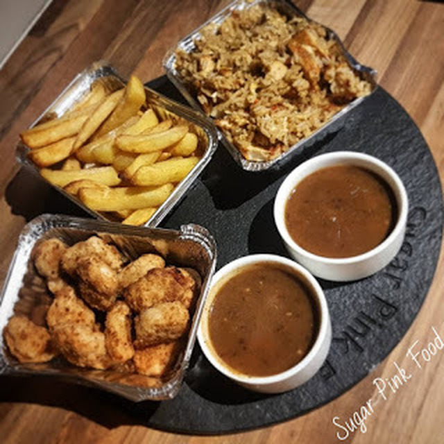 Slimming World Friendly Chinese Fakeaway: Chicken Balls, Chips, Egg Fried Rice & Curry Sauce