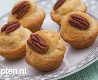 Mini pecannoten muffins
