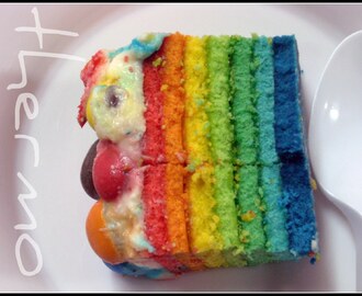 Tarta arco iris, cumpleaños de Manu (TMX)