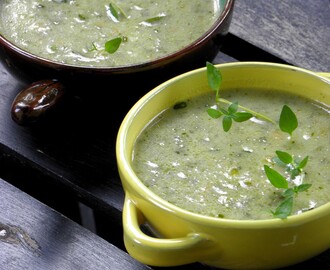 Soppa på grönsaker från stadsodlingen