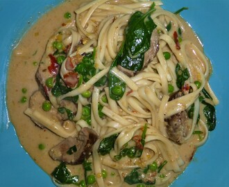 Homemade Thai Duck Curry with Udon Noodles Recipe