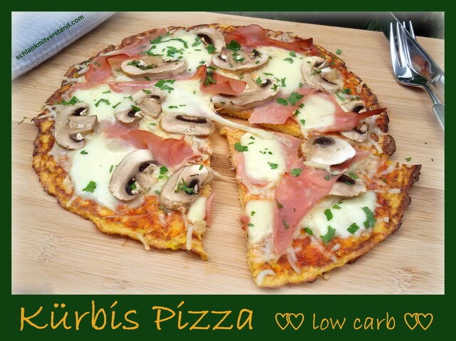 Kürbis Pizza low carb
