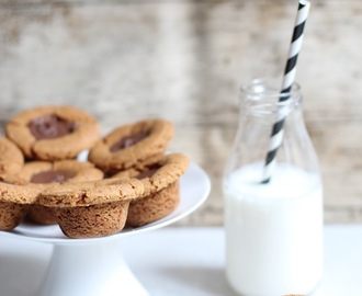 Cookie cups med Nutella