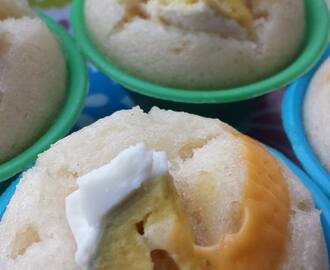 Rice cake muffins (PUTO) with cheese and salted egg