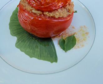 Pomidory faszerowane kaszą quinoa czyli LETNIA KUCHNIA AGNIESZKI cz. 12 i MENU na nadchodzący tydzień.